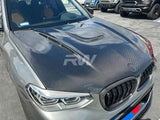 RW Carbon BMW F97 F98 G01 G02 Carbon Fiber Hood by RW Carbon bmwf97012