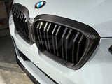 RW Carbon BMW G01 G02 F97 F98 LCI Dual Slat Carbon Fiber Grille by RW Carbon bmwg01014