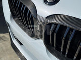 RW Carbon BMW G01 G02 F97 F98 LCI Dual Slat Carbon Fiber Grille by RW Carbon bmwg01014