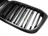 RW Carbon BMW G01 G02 F97 F98 LCI Dual Slat Carbon Fiber Grille by RW Carbon bmwg01014