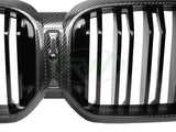 RW Carbon BMW G01 G02 F97 F98 LCI Dual Slat Carbon Fiber Grille by RW Carbon bmwg01014