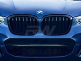 RW Carbon BMW G01 X3 G02 X4 Gloss Black Grilles by RW Carbon bmwg0102