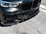 RW Carbon BMW G05 X5 Carbon Fiber Front Lip Spoiler by RW Carbon