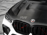 RW Carbon BMW G06 X6 F96 X6M Carbon Fiber Hood by RW Carbon bmwg06004