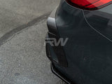 RW Carbon BMW F93 M8 Carbon Fiber Rear Bumper Trims by RW Carbon