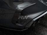 RW Carbon BMW F93 M8 Carbon Fiber Rear Bumper Trims by RW Carbon