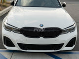 RW Carbon BMW G20 330i M340i Gloss Black Diamond Front Grilles by RW Carbon bmwg20006
