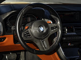 RW Carbon BMW 8 Series M8 Carbon Fiber Alcantara Steering Wheel Trim by RW Carbon