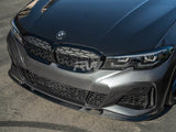 RW Carbon BMW G20 3D Style Carbon Fiber Front Lip Spoiler by RW Carbon