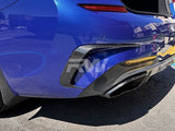 RW Carbon BMW G20 3-Series Carbon Fiber Rear Bumper Trims by RW Carbon
