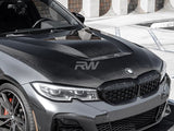 RW Carbon BMW G20 3-Series DTM Carbon Fiber Hood by RW Carbon bmwg20046