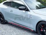 RW Carbon BMW G22 G23 DTM Carbon Fiber Side Skirt Extensions by RW Carbon bmwg22016