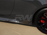 RW Carbon BMW G22 G23 DTM Carbon Fiber Side Skirt Extensions by RW Carbon bmwg22016