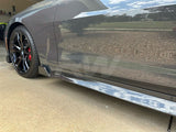 RW Carbon BMW G22 G23 DTM Carbon Fiber Side Skirt Extensions by RW Carbon bmwg22016