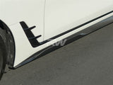 RW Carbon BMW G26 4-Series Carbon Fiber Side Skirt Extensions by RW Carbon bmwg2604