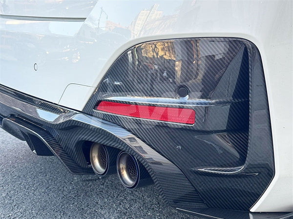 RW Carbon BMW G26 4-Series i4 Carbon Fiber Rear Trims | bmwg2610 ...