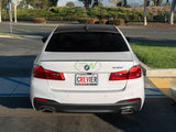 RW Carbon BMW G30/F90 Carbon Fiber Roof Spoiler by RW Carbon