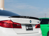 RW Carbon BMW G30 F90 3D Style Carbon Fiber Trunk Spoiler by RW Carbon