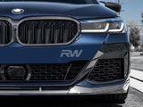 RW Carbon BMW G30 LCI Carbon Fiber Front Lip Spoiler by RW Carbon