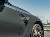 RW Carbon BMW G80 M3 V2 Carbon Fiber Side Vent Covers by RW Carbon