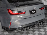 RW Carbon RWS Dry Carbon Fiber Lower Diffuser - BMW G80 M3 by RW Carbon BMWG80025