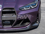RW Carbon Performance Style Carbon Fiber Front Lip - BMW / G8X / M3 / M4 by RW Carbon BMWG8004