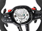RW Carbon Alcantara Carbon Fiber Steering Wheel (LCI) - BMW / G8X / M3 / M4 by RW Carbon