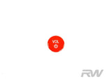 RW Carbon BMW Red Audio Volume Button by RW Carbon bmwg8x032
