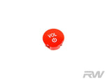RW Carbon BMW Red Audio Volume Button by RW Carbon bmwg8x032