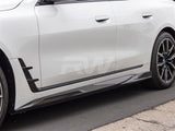 RW Carbon BMW i4 Dry Carbon Fiber Side Skirt Extensions by RW Carbon bmwi4002