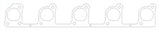 Cometic 98-03 Dodge Viper .030in MLS Exhaust Gasket GEN II by Cometic CGS-C5825-030