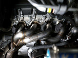 aFe Twisted 1-3/4in 304SS Shorty Header 20-23 GM 2500/3500HD 6.6L V8 by AFE 48-34145