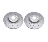 Zimmerman Zimmerman X-Drilled Front Rotor Set (340x30mm) - VW/Audi / MK5 / MK6 / MK7 / Golf / Jetta & More 5Q0615301G-ZIMSport-QTY2