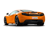 Akrapovic 12-14 McLaren 12C/12C Spyder Slip-On Line (Titanium) w/ Carbon Tips by Akrapovic S-MC/TI/1