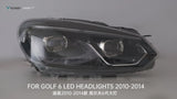 VLAND LED Headlights Halogen Models (Upper DRL)  - VW / Mk6 / Golf