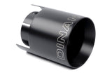 Dinan Double-Walled 4.5" Clamp-On Exhaust Tip w/ 3.25" Inlet for Quad Exhaust Setups (Black Ceramic) by Dinan D663-0646-BOX