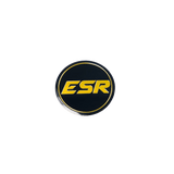 ESR Wheels SR08 Black Caps by ESR Wheels SR08LOGO-BLK-GLD-B