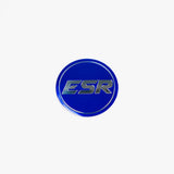 ESR Wheels SR08 Silver Caps by ESR Wheels SR08LOGO-BLU-SLV-S