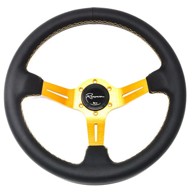 Renown Leather Renown Chicane Steering Wheel Gold / Gold ChiGL