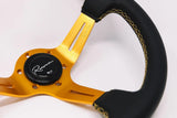 Renown Leather Renown Chicane Steering Wheel Gold / Gold ChiGL