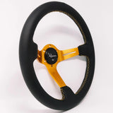 Renown Leather Renown Chicane Steering Wheel Gold / Gold ChiGL