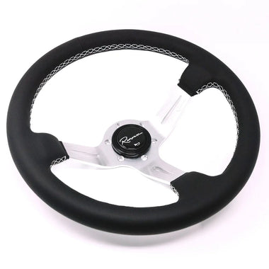 Renown Renown Chicane Steering Wheel Silver / White