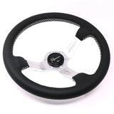 Renown Renown Chicane Steering Wheel Silver / White
