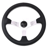 Renown Renown Chicane Steering Wheel Silver / White