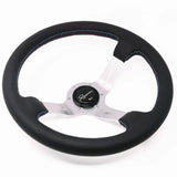 Renown Leather Renown Chicane Steering Wheel Silver Motorsport / Tricolor ChiSLM