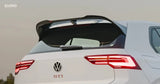 Zaero Design VW Golf R & Golf GTI Clubsport Mk8 EVO-1 Gloss Black Rear Spoiler by Zaero Design ZA-GOLF-8-CS-R-TL