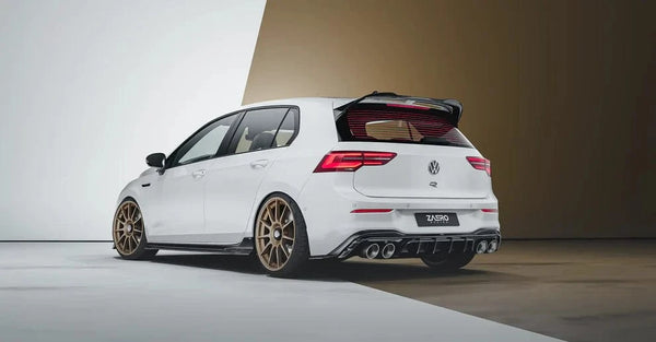 Zaero Design VW Golf R Mk8 Gloss Black Rear Diffuser | ZA-GOLF-8-R-DF ...