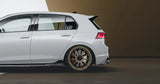 Zaero Design VW Golf R Mk8 EVO-1 Gloss Black Rear Diffuser by Zaero Design ZA-GOLF-8-R-DF
