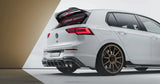 Zaero Design VW Golf R Mk8 EVO-1 Gloss Black Rear Diffuser by Zaero Design ZA-GOLF-8-R-DF