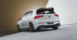 Zaero Design VW Golf R Mk8 EVO-1 Gloss Black Rear Diffuser by Zaero Design ZA-GOLF-8-R-DF